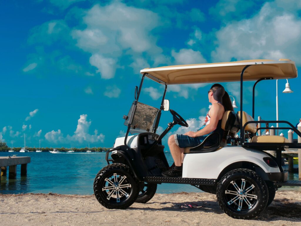 Key West 4 Seater EZGO Golf Cart Rental Image 2