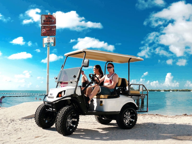 Key West 4 Seater EZGO Golf Cart Rental Image 1