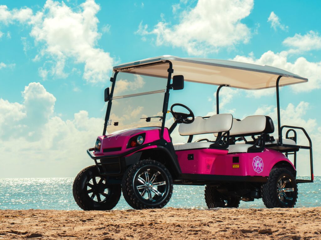 Key West 6 Seater EZGO Golf Cart Rental Image 2