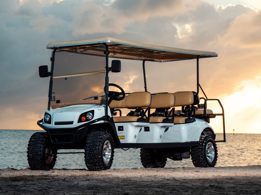 Key West 8 Seater EZGO Golf Cart Rental Image 1